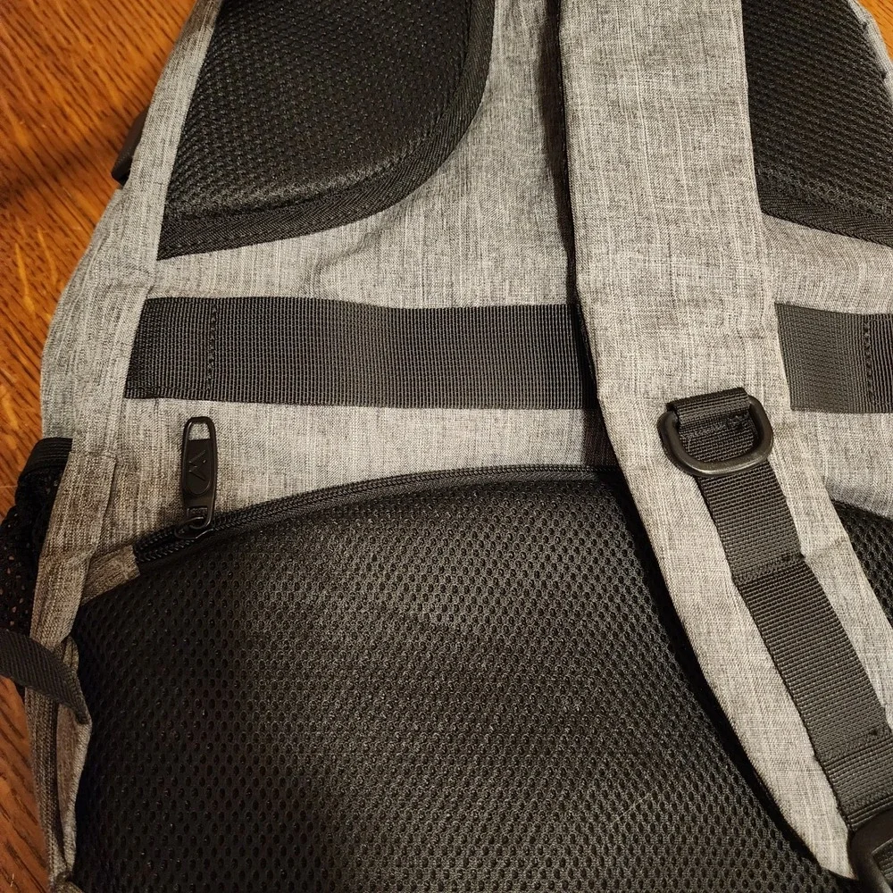 MATEIN Grey Anti Theft Slim Travel Laptop Backpack With USB Charging‎ Port